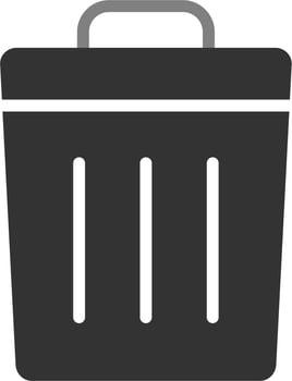 Trash Bin Vector Icon