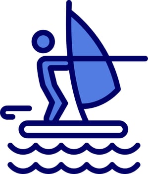 Sailing Vector Icon