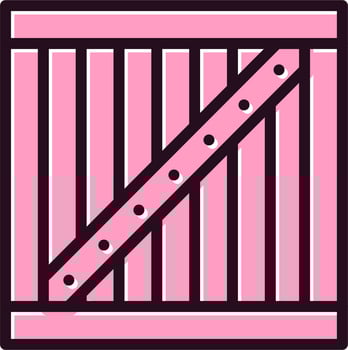 Wooden Box Vector Icon
