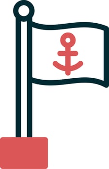 Sea Flag Vector Icon