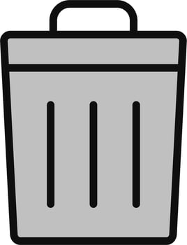 Trash Bin Vector Icon