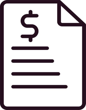 Bill Vector Icon