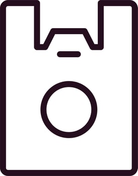 Plastic Bag Vector Icon