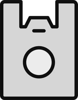 Plastic Bag Vector Icon