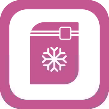 Frozen Food Vector Icon