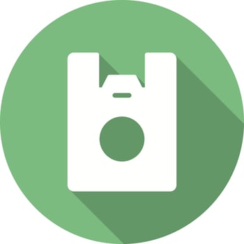 Plastic Bag Vector Icon