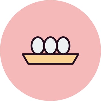 Eggs Vector Icon