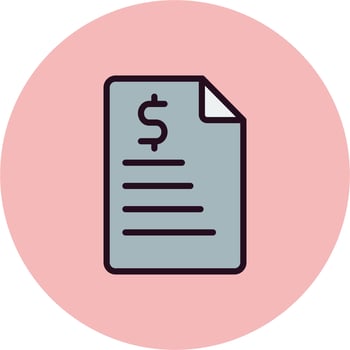 Bill Vector Icon