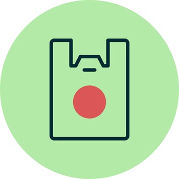 Plastic Bag Vector Icon