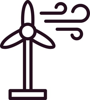 Wind  Energy Vector Icon