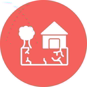 Earthquake Vector Icon