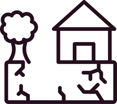 Earthquake Vector Icon