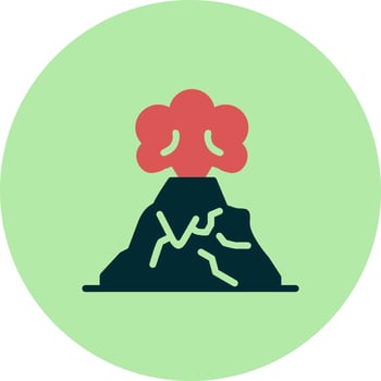 Eruption Vector Icon