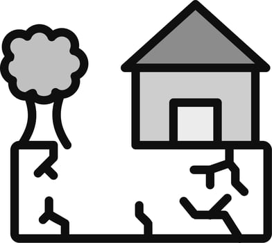 Earthquake Vector Icon