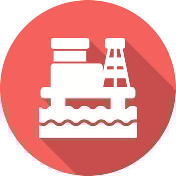 Oil Rig Vector Icon