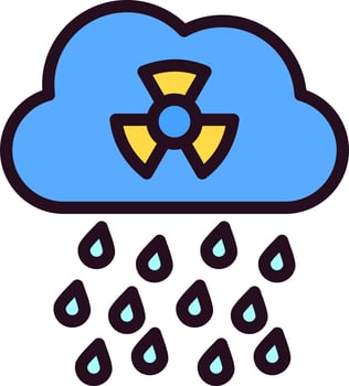 Acid Rain Vector Icon