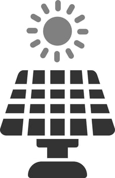 Solar Energy Vector Icon
