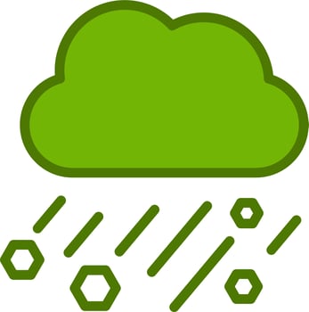 Hail Vector Icon