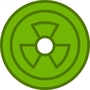 Radiation Vector Icon