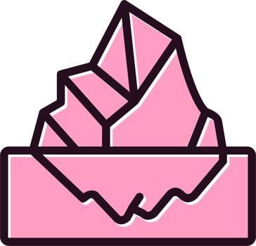 Iceberg Vector Icon