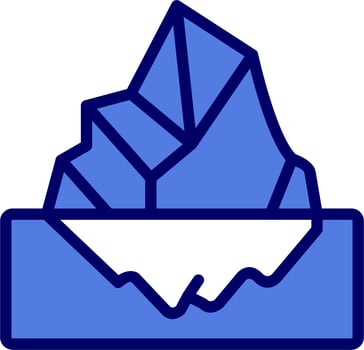 Iceberg Vector Icon