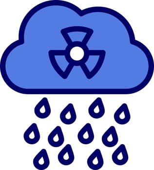 Acid Rain Vector Icon