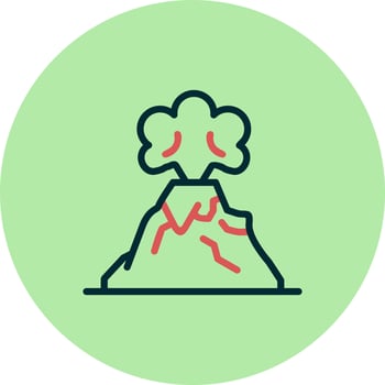 Eruption Vector Icon