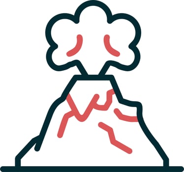 Eruption Vector Icon