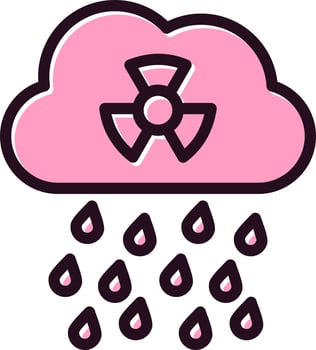 Acid Rain Vector Icon