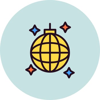 Disco Ball Vector Icon