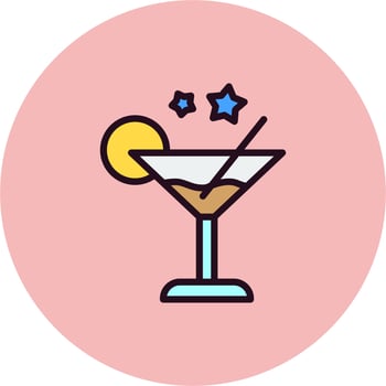 Cocktail Vector Icon