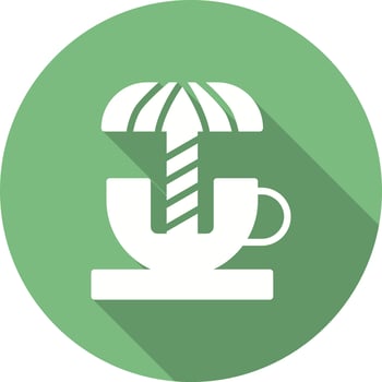 Spinning Teacup Vector Icon