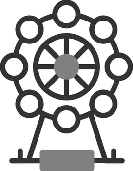Ferris Wheel Vector Icon