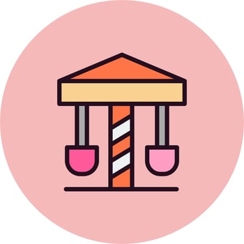 Spinning Swing Vector Icon