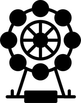 Ferris Wheel Vector Icon
