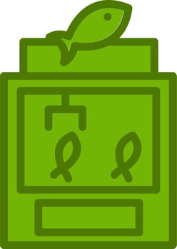 Fishing Machine Vector Icon