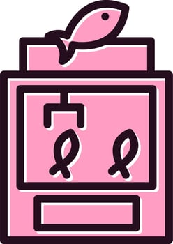 Fishing Machine Vector Icon