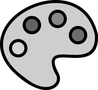 Palette Vector Icon