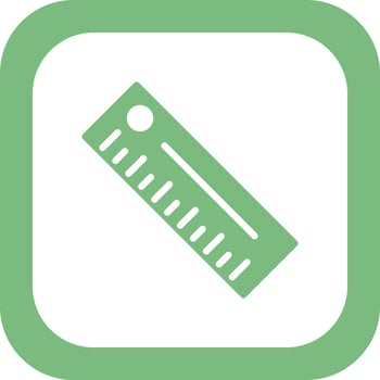 Ruler Vector Icon