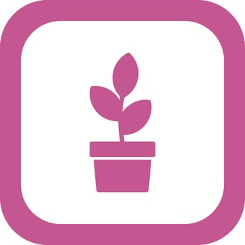 Plant Pot Vector Icon