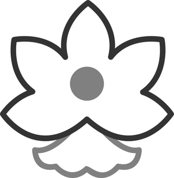 Orchid Vector Icon