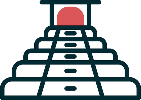 Chichen Itza Vector Icon