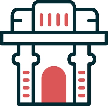 Gate Of India Vector Icon