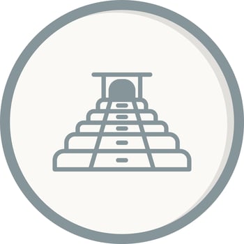 Chichen Itza Vector Icon