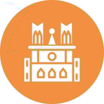 Notre Dame Vector Icon