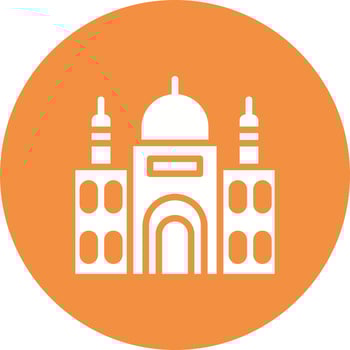 Taj Mahal Vector Icon
