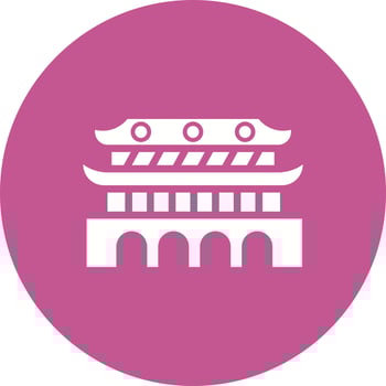 Forbidden City Vector Icon