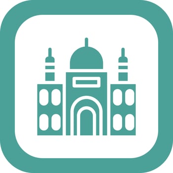 Taj Mahal Vector Icon