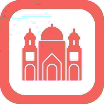 Badshahi Mosque Vector Icon