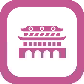 Forbidden City Vector Icon